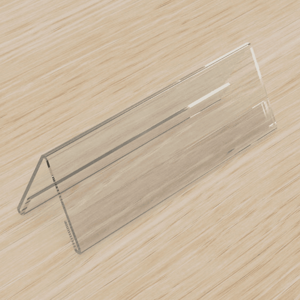 Personificador En Acrílico Transparente 22 x 7 x 7cm